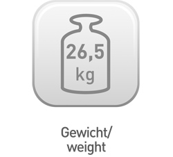 04/13 Gewicht 26,5KG