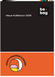 be.bag Katalog 2019 DE mit UVP...