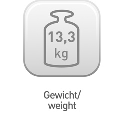 04/13 Gewicht 13,3KG