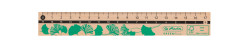 Lineal 17 cm GREENline Ginko