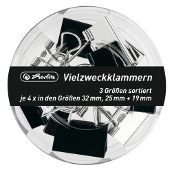 Vielzweckklammer Just Black 3...