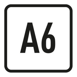 Haushaltsnotizblock A6, Icon