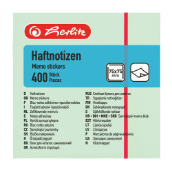 Haftnotizblock Pastellfarben 4...