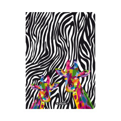 Notizbuch Zebra