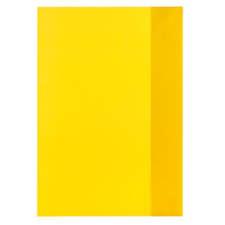 Hefthülle transparent gelb