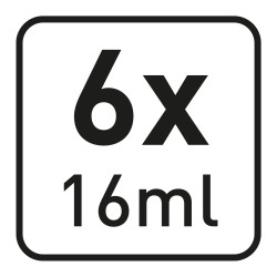 6 x 16 ml, Icon