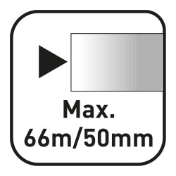 für Packband bis Max. 66 m x 5...