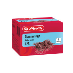 Gummiring 60 mm rot 125 g, Pap...