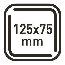 Format 125 x 75 mm, Icon