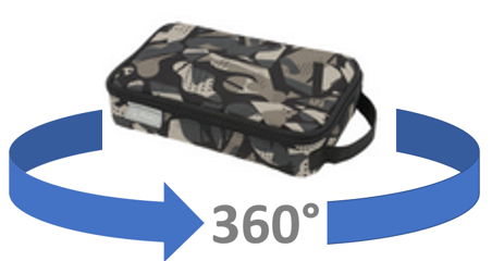 Faulenzer 2 Go Camo Grey, 360°...