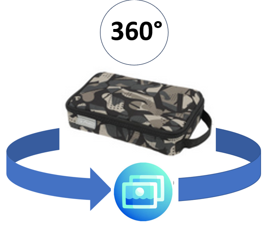 Faulenzer 2 Go Camo Grey, 360°...