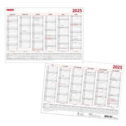 Tafelkalender 2025 6 Monate/Se...