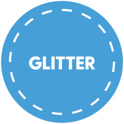 GLITTER, Schulranzen Icon EN