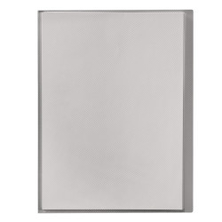 Sichtbuch transparent grau