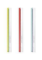 Lineal my.pen 30 cm, 3 Farben