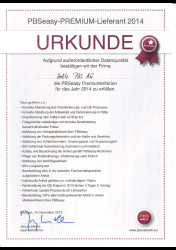 PBSeasy Premium Lieferant 2014...