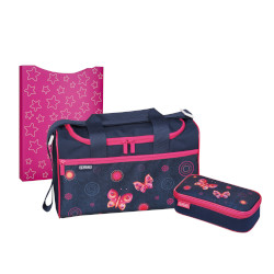Heftbox pink,  Sporttasche und...