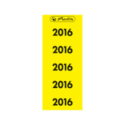 Jahreszahlen 2016, gelb