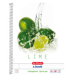 Spiralblock A4 x.book Limette...