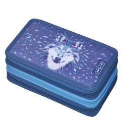 Triple Etui Wild Animals Wolf