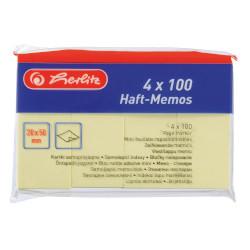 Haft-Memos 20 x 50 mm 4 x 100...