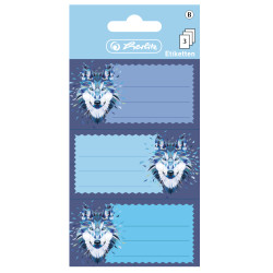 Buchetiketten Wild Animals Wo...