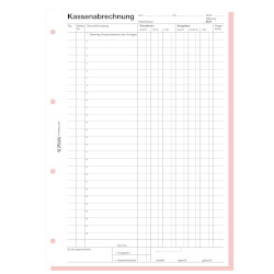 Kassenabrechnungsbuch A4 502,...