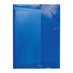 Heftbox A4 transluzent, blau