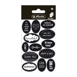 Deko Sticker Just Black, cell...