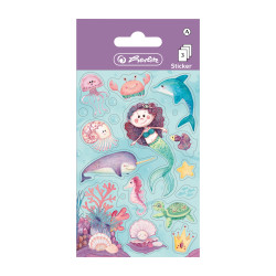 Sticker Mermaid, cellophaniert...