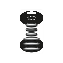 Magnete Ellipse Just Black, 6...