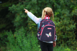 Motivrucksack Butterfly , Mädc...