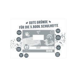 Schreibheft A5 quer x.book Lin...