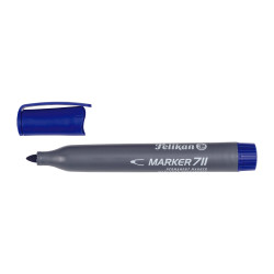 Permanent Marker 711 Blau mit...