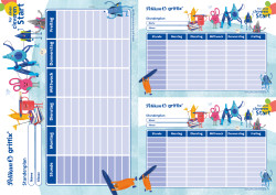 Stundenplan verschiedene Forma...