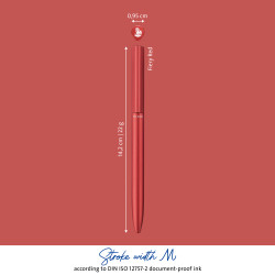 Kugelschreiber Produktdetail Ineo® 1 Rot FS, Feuer- K6, Elements in ST Pelikan