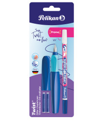 Produktdetail Pelikan Twist Füllhalter, farbig Super inkl. Tintenlöscher Pirat, Blister sortiert