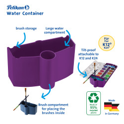 Wasserbox 735 WBV Violett mit...