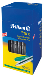 Kugelschreiber Stick Grün 50er...