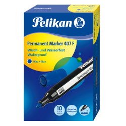 Permanent Marker 407 F Blau