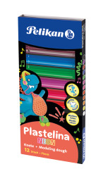 Knete Plastelina 229/12 Neon,...