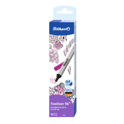 Fineliner 96 Pink, 10 Stück Fa...