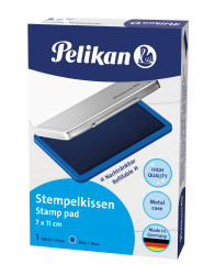 Stempelkissen 2 Blau Metall, 7...