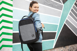 Backpack be.clever grey melang...