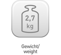 04/13 Gewicht 2,7KG