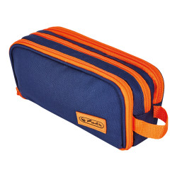 Double pencil pouch Neon blue/...