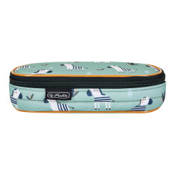 Pencil pouch case Crazy Zebra