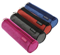 Pencil pouch round Bicolor 4 c...