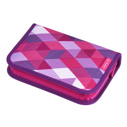 Pencil case Pink Cubes