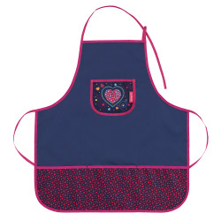 Apron Blue Hearts